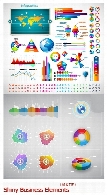 تصاویر وکتور لوگوهای عناصر کسب و کارVectors Shiny Business Elements