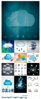 تصاویر وکتور رایانه های ابری از شاتر استوکAmazing ShuterStock Cloud Computing