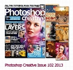 مجله آموزش های متنوع فتوشاپPhotoshop Creative Issue 102 2013