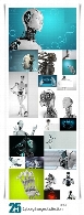 تصاویر با کیفیت رباط های پیشرفته علمی از فوتولیوFotolio Cyborg Images Collection