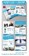تصاویر ایندیزاین بروشورهای تجاری و اداری از گرافیک ریورGraphicRiver Clean Modern Flyer Pack