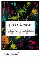 براش ذرات پخش شده رنگ هاBrushes Paint War