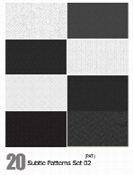 تصاویر الگوهای پترن ظریفSubtle Patterns Set 02