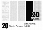 تصاویر الگوهای پترن ظریفSubtle Patterns Set 01