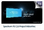 نمونه تیزر تبلیغاتی با افکت طیف امواج موزیکالSpectrum After Effects CS3 Project VideoHive