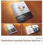 تصاویر قالب های آماده وکتور بروشورهای تجاری و تبلیغاتی گرافیک ریور02 GraphicRiver Corporate Business Brochure