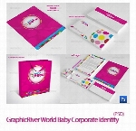 تصاویر لایه باز ست اداری کمپانی کودک از گرافیک ریورGraphicRiver World Baby Corporate Identity Package