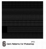 مجموعه پترن های الگوهای تیره6 Dark Patterns For Photoshop