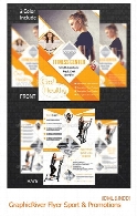 تصاویر قالب های آماده ایندیزاین بروشورهای ورزشی گرافیک ریورGraphicRiver Flyer Sport & Promotions