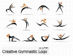 تصاویر لوگوهای ژیمیناستیکCreative Gymnastic Logo