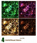 تصاویر الگوهای موزائیک رنگیColorful Mosaic Patterns
