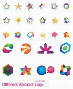 تصاویر لوگوهای متنوع انتزاعیDifferent Abstract Logo