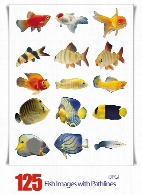 تصاویر با کیفیت ماهیFish Images with Pathlines