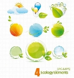 آیکون های متنوع محیط زیستEcology Elements