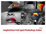 اکشن حساس کردن رنگ در عکس گرافیک ریورGraphicRiver Hot Spot Photoshop Action