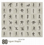 80 شیپ فیگور انسان گرافیک ریورGraphicRiver 80 Figure Shapes