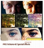 42 اکشن حرفه ای گرافیک ریور ویرایش رنگ و نور عکس هاGraphicRiver PRO Actions 42 Special Effects