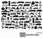 آیکون های نقشهIcons for maps
