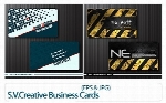 نمونه کارت ویزیت با طرح های متنوعStock Vector Creative Business Cards