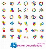 آیکون های متنوع گرافیکیBusiness Design Elements