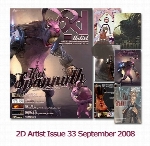 مجله طراحی شخصیت های کارتونی2D Artist Issue 33 September 2008