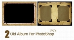 فریم آلبوم قدیمیOld Album For PhotoShop