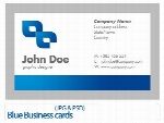 کارت ویزیت آبی رنگBlue Business cards