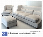 فایل آماده سه بعدی مبلمانBaker Furniture 3D Max Models
