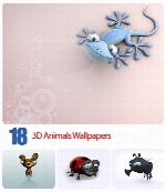 تصاویر والپیپر سه بعدی حیوانات3D Animals Wallpapers