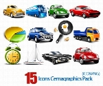 آیکون های متنوع گرافیکیIcons Cemagraphics Pack