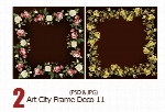 فریم گل دارArt City Frame Deco 11