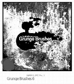 براش کثیف، بافت شماره پنجGrunge Brushes 06