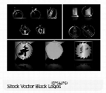 لوگو وکتور تجاریStock Vector Black Logos