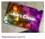 کارت ویزیت تجاریBokeh Business Card