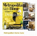 مجله طراحی دکوراسیون، طراحی داخلیMetropolitan Home June