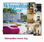 مجله طراحی دکوراسیون، طراحی داخلی و خارجیMetropolitan Home July