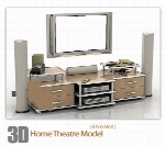 فایل آماده سه بعدی، مدل سینمای خانگی3D Home Theatre Model