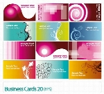 مجموعه کارت ویزیت تجاری رنگی شماره بیستBusiness Cards 20