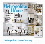 مجله طراحی دکوراسیون، طراحی داخلیMetropolitan Home January