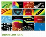 مجموعه کارت ویزیت تجاری رنگی شماره نوزدهBusiness Cards 19
