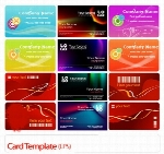 وکتور کارت ویزیت تجاریCard Template