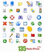 آیکون های نوار ابزارPlastic XP Icon