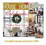 مجله طراحی دکوراسیون، طراحی داخلیCanadian House and Home 2009