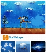 تصاویر والپیپر آبی رنگ فانتزیBlue Wallpaper