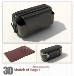 فایل آماده سه بعدی، مدل کیف3D Models of Bags 07