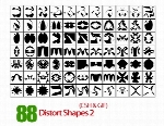 اشکال انتزاعی شماره دو 88Distort Shapes 02