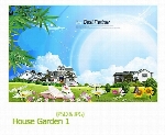 تصویر لایه باز باغ خانهHouse Garden 01