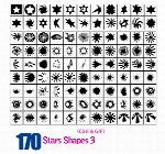 اشکال ستاره شماره سه 176Stars Shapes 03