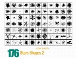اشکال ستاره شماره دو 176Stars Shapes 02