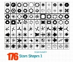 اشکال ستاره شماره یک 176Stars Shapes 01